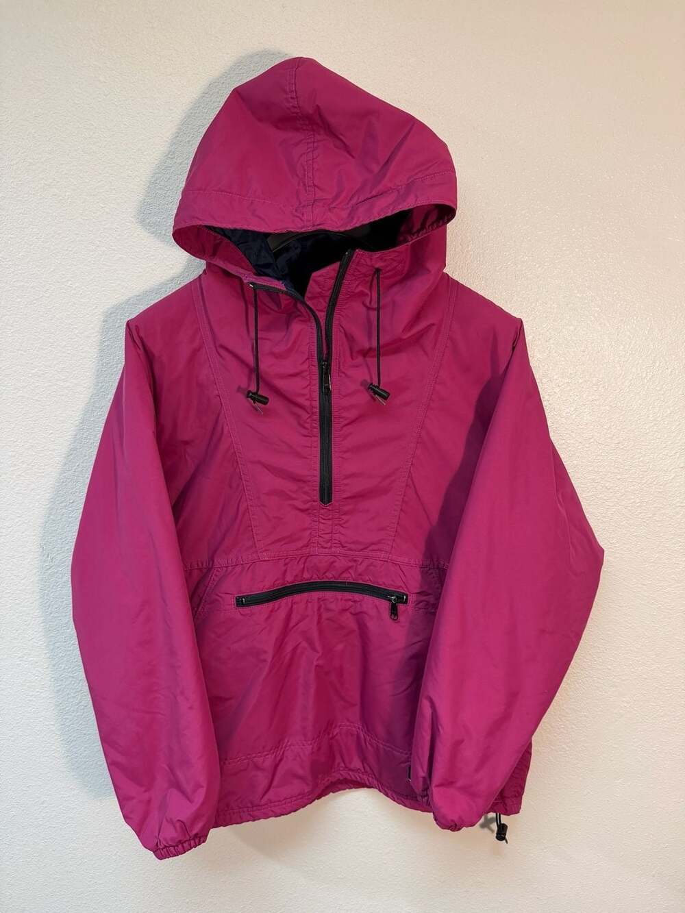 Vintage L.L. Bean Thinsulate Insulated Anorak jacket Pullover Jacket Pink Medium